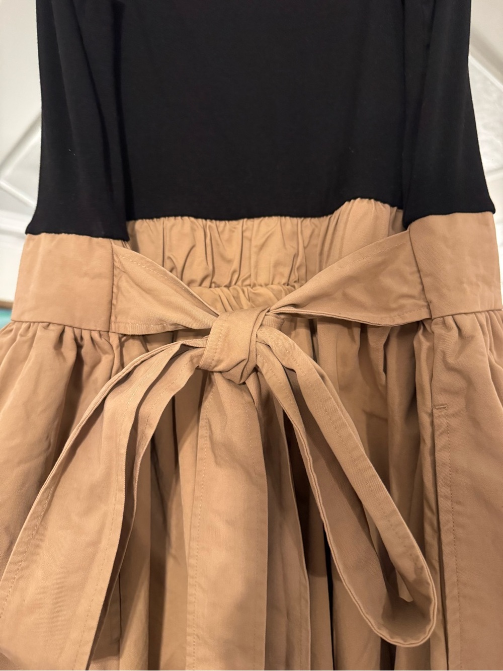 LOFT Black & Tan Maxi Skirt Dress - Picture 3 of 7